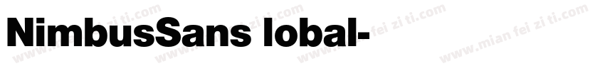 NimbusSans lobal字体转换